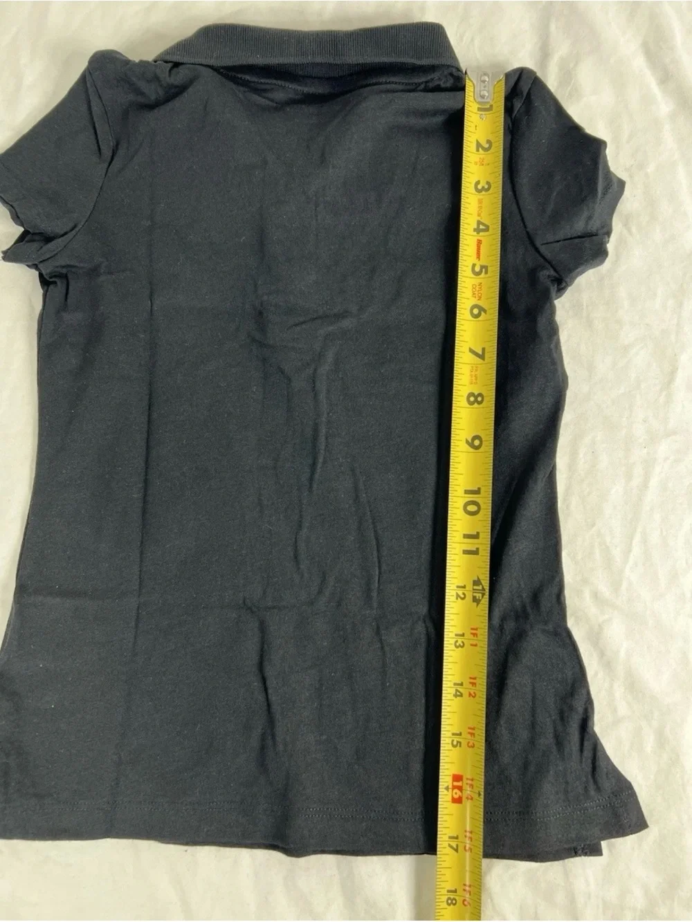 3-Old Navy Polo Shirt Girls, Black Short Sleeve, School Uniform, Small 6-7